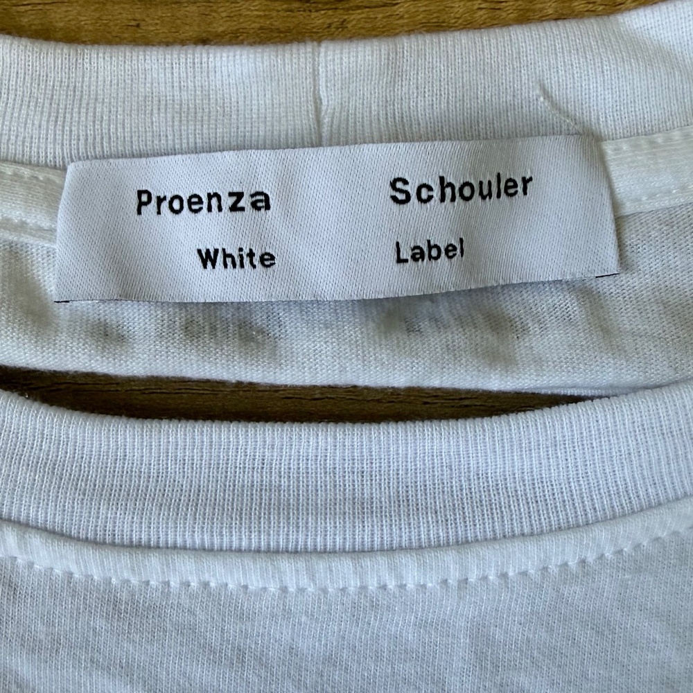 Proenza Schouler White Short Sleeve Tee - Picture 5 of 5